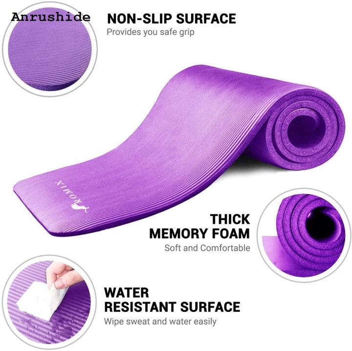 Anrushide%20Yoga%20Mat%2015MM,%20Eco%20Friendly%20Thick%20Memory%20Foam%20Exercise%20Mat%20with%20Carry%20Bag%20and%20Strap,%20(183%20x%2060%20Luxury%20cm)%20High%20Density%20Non%20Slip%20Workout%20Mat%20for%20Women%20Men%20Home%20Fitness%20Pilates%20Gymnastics%20Meditation%20-%20Image%206