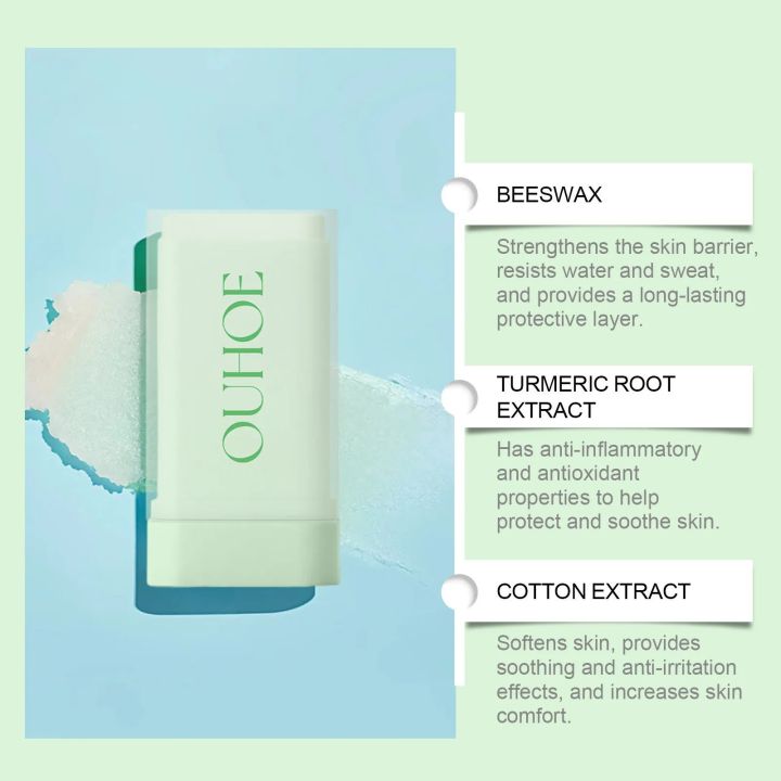 Cotton Soft Sun Stick Protector Solar Matte SPF50 Anti-UV Isolation Moisturizer Refresh Lightweight Sunblock Face Body Sunscreen
