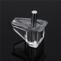 100 Pieces 3 mm Shelf Pins Clear Support Pegs Cabinet Shelf Pegs Clips Shelf Support Holder Pegs for Kitchen Furniture. 