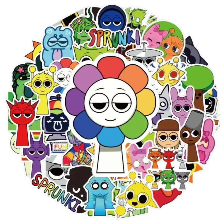 50%20Rhythm%20Box%20Incredibox%20Sprunki%20Graffiti%20Lage%20Skateboard%20IPAD%20Stickers%20-%20Image%205