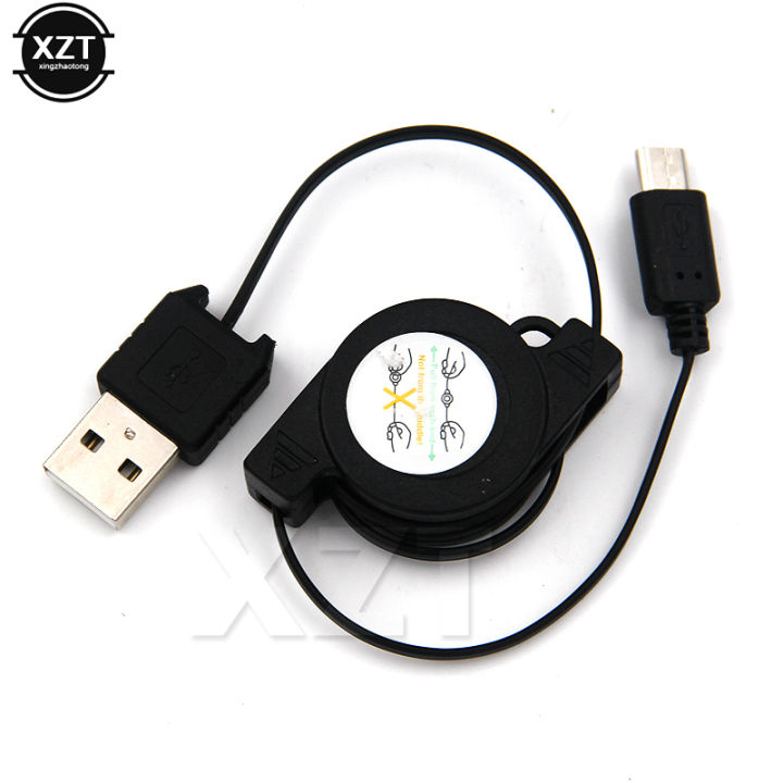 Flexible Retractable Micro USB Charging Cable For Android Xiaomi Huawei Lenovo Samsung Phone Portable Fast Charger Adapter