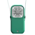 OYPFXMI Portable Fan Mini Necklace Fan USB Rechargeable Handheld Fan Foldable Personal Cooling Fan Air Cooler 3 Speeds Setting. 