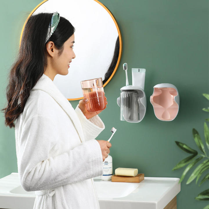 Toothpaste%20Holder%20Wall%20Mount%20Toothbrush%20Cup%20for%20Shower%20Bathroom%20Accessories%20Organizer%20Kids%20Toothbrush%20Holders%20for%20Bathroom,%20Electric%20Tooth%20Brush%20Toothbrushing%20-%20Image%208