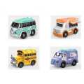 4 DIY Assemble Mini Cartoon Animal Vehicle Assembly School Bus Toy For Kids. 