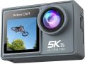 5k Action Camera HD With External Mic And Extra Battery. 