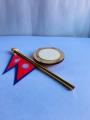 1' Nepal Flag with Stand. 