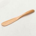 NAMUNY 1x Teak Wood Spoon Long Handle Spoon Ladle Big Rice Paddle Wooden Spoon & 6x Wooden Butter Knife Cheese Spreader. 