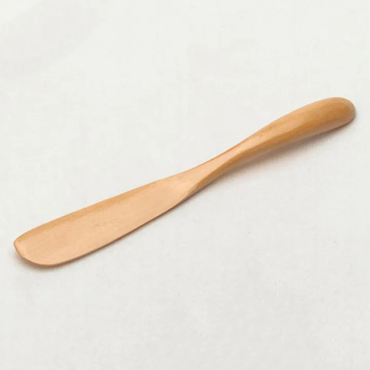 NAMUNY%201x%20Teak%20Wood%20Spoon%20Long%20Handle%20Spoon%20Ladle%20Big%20Rice%20Paddle%20Wooden%20Spoon%20&%206x%20Wooden%20Butter%20Knife%20Cheese%20Spreader%20-%20Image%202