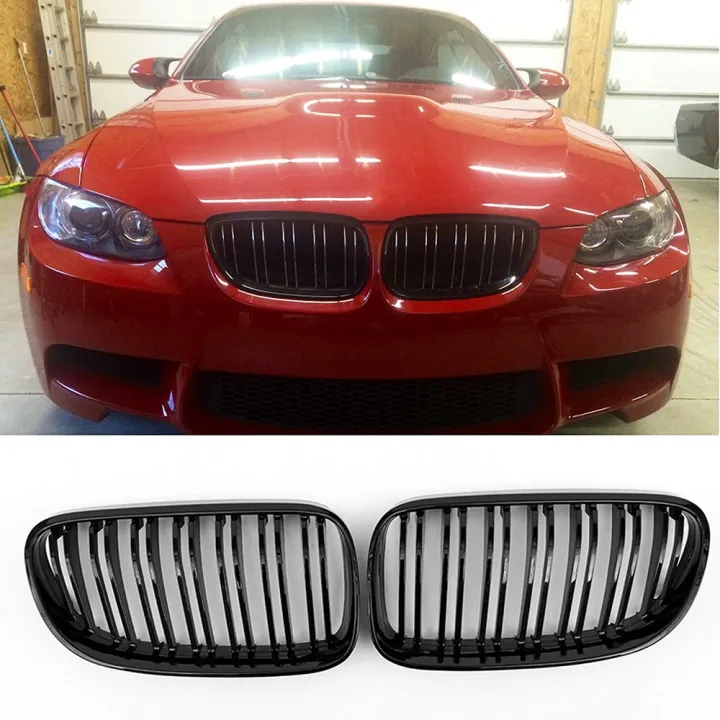 FORIDE%202X%20Gloss%20Black%20Front%20Kidney%20Grill%20Grille%20for%20E92%20E93%203-Series%20328I%20335I%20Coupe%202011-2013%20-%20Image%204