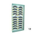DINGSEN New 10 pairs natural false eyelashes lashes long makeup 3d mink lashes extension eyelash mink eyelashes for beauty. 