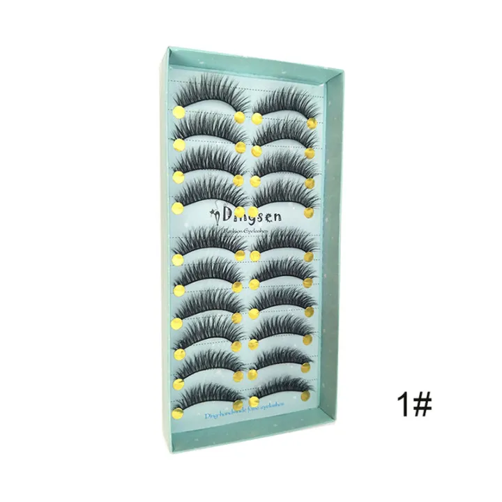 DINGSEN%20New%2010%20pairs%20natural%20false%20eyelashes%20lashes%20long%20makeup%203d%20mink%20lashes%20extension%20eyelash%20mink%20eyelashes%20for%20beauty%20-%20Image%207