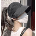 In summer, the top of the sunshade hat is thin in the air, and the ponytail of the hat can also be hung with masks, quick-drying cloths, sunscreen peaked caps, and ruths. 