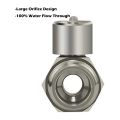 10X 304 Stainless Steel Mini Valve(1/2 Inch Female x Male) NPT Thread, Water Flow Regulator Control Valve. 