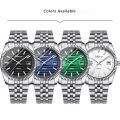004D Clock Men's Quartz Watch Luminous Luxury Chenxi Stainless Steel Men's Waterproof Date Men's Casual Men's Watch. 