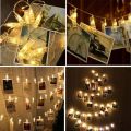 20L LED Clip Photo Hanging Light Decoration For Birthday Festival Occasion Wedding Party For Patio Lawn Restaurants Photos Cards Home Decor. 