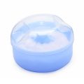 Soft and Safe Baby Powder Puff for Infants and Toddlers - Round Container Included. 