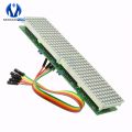 MAX7219 LED Microcontroller 4 In 1 Display With 5P Line Dot Matrix Control Module for Arduino 8 x 8 Dot 5V Common Cathode. 