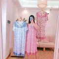 Women Printed Cotton Nightwear NightyWomens Nightwear Maxi - Fashion | Dresses For Women | Maxi Dress |. 