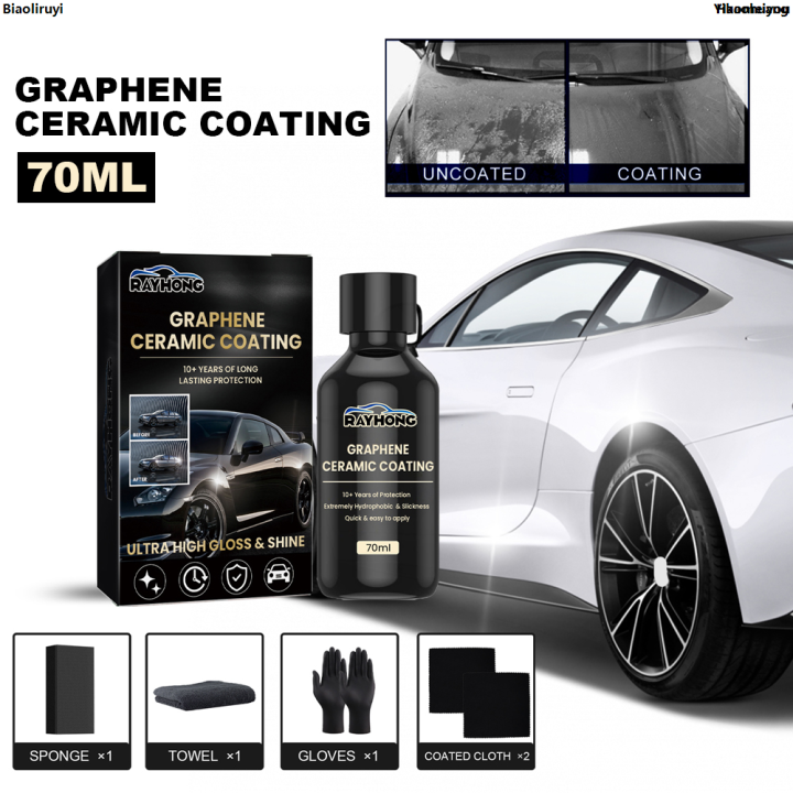 BiaoliruyiYikaohuang70ml Graphene Ceramic Coating Waterproof Nano ...
