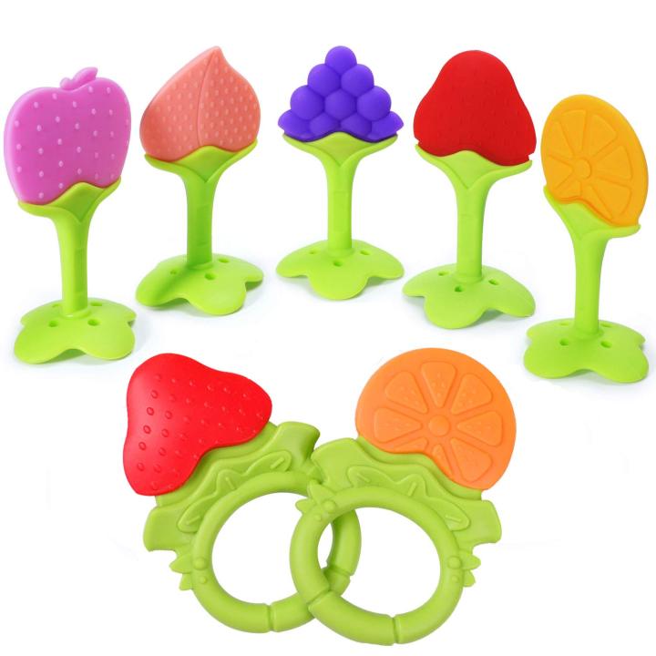 Baby Teether Silicone Toys And Massage Gums