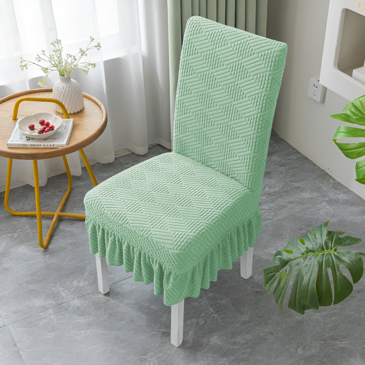 6%20Pcs%20Chair%20Covers%20with%20Pleated%20Skirt%20Chair%20Covers%20Stretchy%20,%20Washable%20,%20Stylish%20For%20Home%20&%20Events%20-%20Image%203