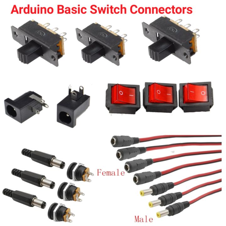 Connector Types Arduino Basic Arduino Connectors And Switch For DIY Projects | Daraz.com.np