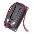 9V Flat Mount Guitar Active Pickup Battery Cover Hold Box Battery Storage Case for Electric Guitar Bass Accessory. 