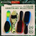 Wenefang Cepillo Barba Soft Boar Bristle Beard Brush 360 Wave Brush For Men Beard Comb Large Curved Wood Handle Anti static Shaving Tools. 