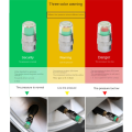 NCANRUI 8Pc Car Tire Pressure Indicator Tire Pressure Gauge Indicator Alert Monitoring Valve Cap Sensor External Valve Detection. 