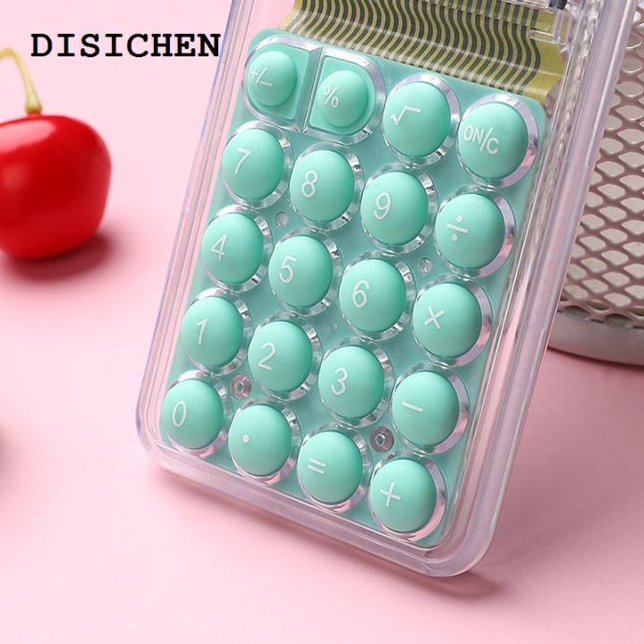 DISICHEN%20Profesional%20Silence%20Widescreen%20Mini%20Calculator%20Students%20Portable%20Transparent%20Electronic%20Calculator%20Candy%20Color%20Silicone%20Button%20-%20Image%204