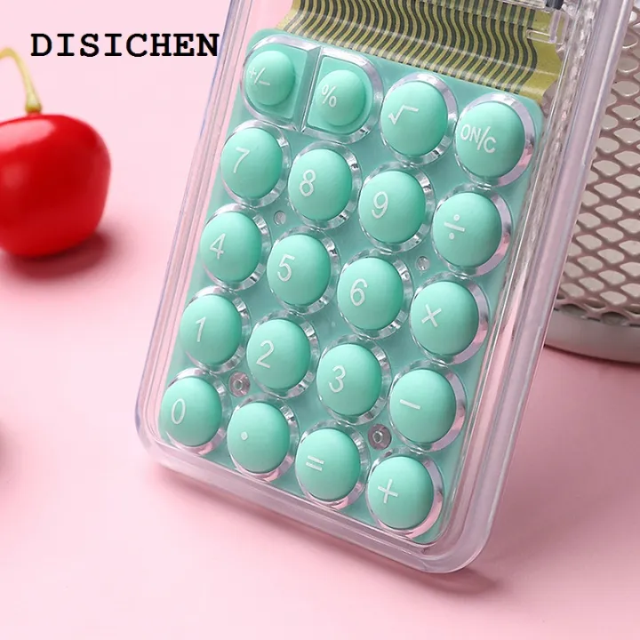 DISICHEN%20Profesional%20Silence%20Widescreen%20Mini%20Calculator%20Students%20Portable%20Transparent%20Electronic%20Calculator%20Candy%20Color%20Silicone%20Button%20-%20Image%204