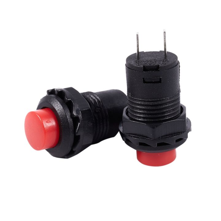 10%20x%20With%20Momentary%20Round%20Head%20Panel%20Mount%20SPST%202%20Pin%20Push%20Button%20Switch%20-%20Image%203