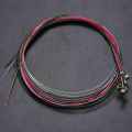 1Set Rainbow Colorful Color String for Acoustic Guitar & 1x CAPO Capo Clamp Trigger Alloy for Low Folk Acoustic Guitar. 