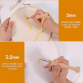 Hole Punch Needle Tool Adjustable Embroidery Punch Needle Tool for Punch Needle, DIY Craft Stitching. 