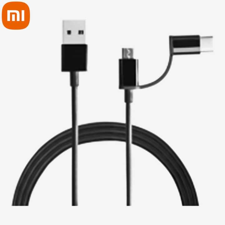 Xiaomi Mi 2-In-1 Usb Cable (Micro Usb To Type C) 100Cm