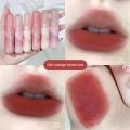 1Pc Velvet Matte Cream Lip Mud Nude Pink Lipstick Moisturizing Lip Glaze Korean Waterproof Long Lasting Makeup Cosmetics New. 