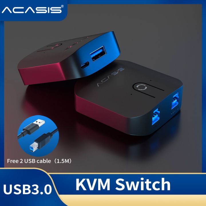 ACASIS U-S-B HDMI KVM स्विच 4K अल्ट्रा HD HDMI स्विचर बक्स र मोनिटर ...