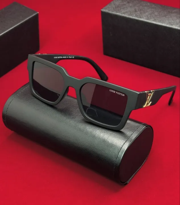 LOUIS%20VUTTON%2088082%20Brand%20Vintage%20Matte%20Black%20Frame%20Sunglasses%20Summer%20Luxury%20Ocean%20Lens%20Sun%20Glasses%20UV%20Protection%20Eyewear%20for%20Men/Branded%20glass-%20For%20Men%20-%20Image%209