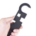 Outdoor Multifunctional Steel Combat Barrel Nut Removal Wrench Spanner Tool. 