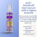Earthgenix Anti-Dandruff/Sebum Control Hair Serum (50ml) with 5-alpha Avocuta + Tea Tree Oil, for Men & Women. 