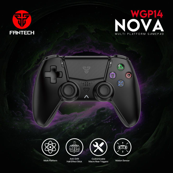 Fantech Nova Wgp14 Multi-Platform Hall Effect Gamepad -Black