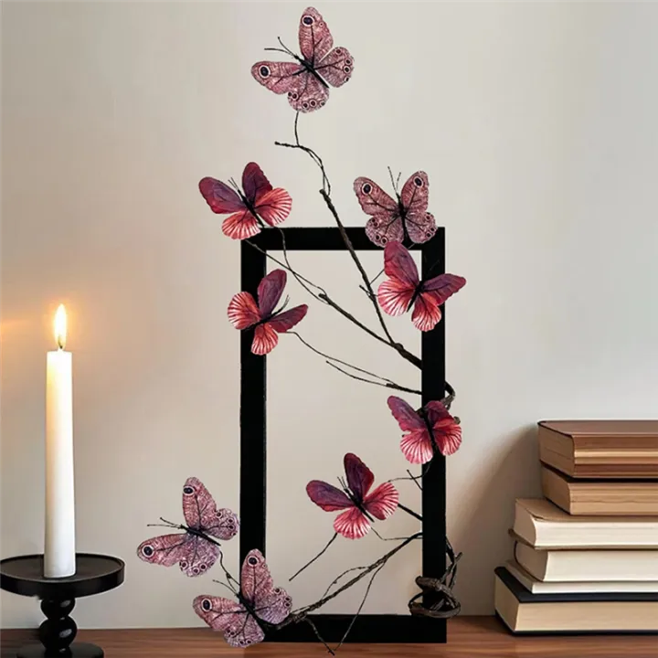 Simulated%20Autumn%20Flower%20Photo%20Frame%20Ornaments%20Light%20Luxury%20Decorations%20DIY%20Picture%20Frame%20Wall%20Painting%20B%20-%20Image%202