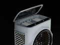 Dychi Mustang 90 Ltr Glass Top Honeycomb Desert Air Cooler with Wheel. 