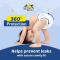 Baba's Nappy Baby Pull Up Diaper Small Pack, Large - 4Pcs. 
