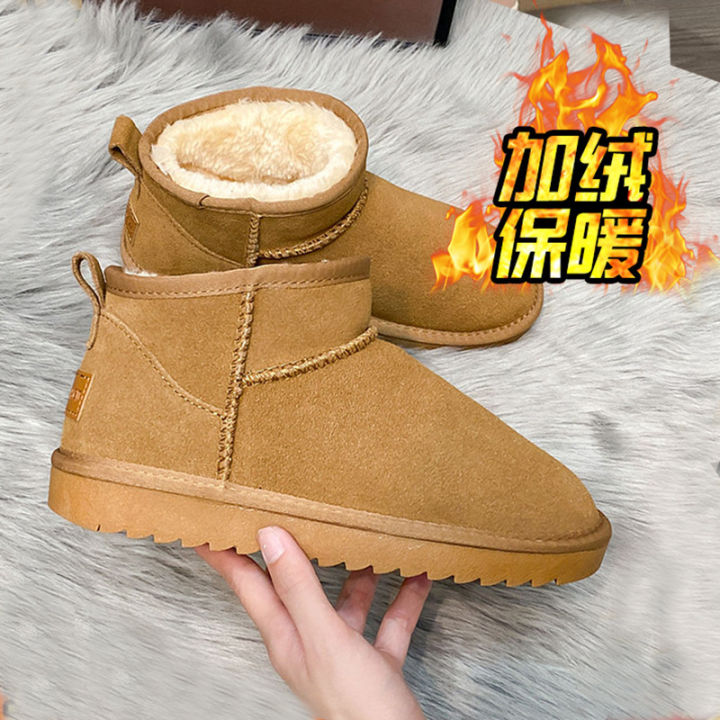 Winter%20new%20fleece-lined%20thick%20snow%20boots%20women's%20fashion%20all-match%20plush%20shoes%20outer%20wear%20thick%20bottom%20warm%20winter%20cotton%20shoes%20women%20-%20Image%203