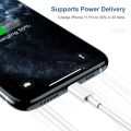 Lightning to USB-C cable with Original New Packing Box Charging Data Cable 11 12 13 14 15 Pro and Promax Charger Cable. 
