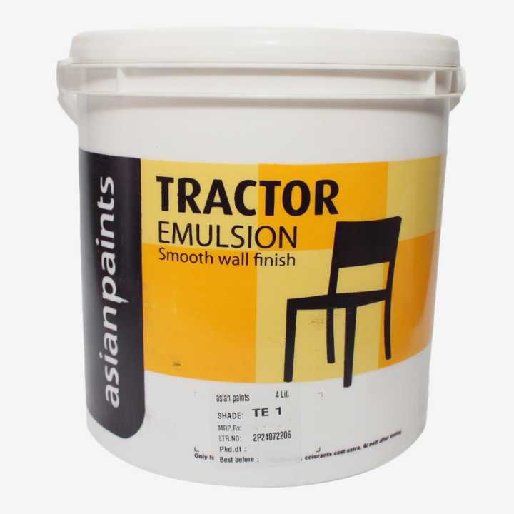 Asian Paints Tractor Emulsion Smooth Wall Finish 4Ltrs
