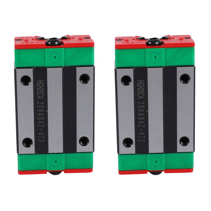Nullmul 2X Steel HGH20CA 20mm Linear Rail Guide Block for CNC Machine ...