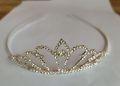 Silver Crystal Tiara Crown Headband Princess Elegant Crown For Girls, Wedding And Birthday Party(. 