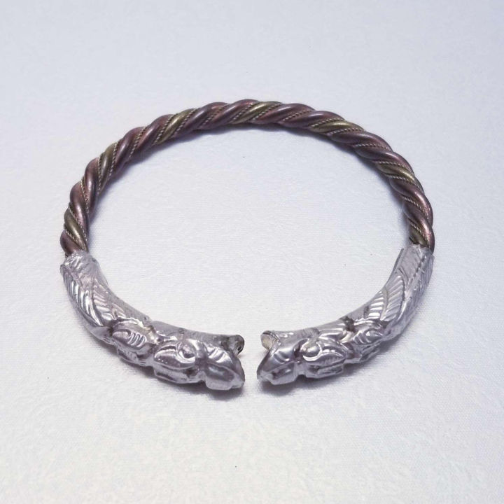 Dragon Silver Pancharatna Flexible Chura Bangle - Sp Jewellers